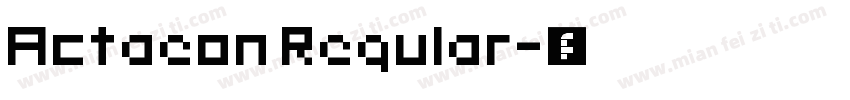 Actaeon Regular字体转换